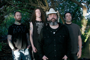 Brutal Truth (esq. pra direita): Eric Burke (guitarra), Dan Lilker (baixo), Kevin Sharp (vocal) e Richard Hoak (bateria)