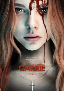 Poster de divulgação de "Carrie - a estranha"