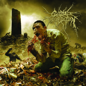 Impressionante arte da capa de "Monolith of Inhumanity", último disco do Cattle Decapitation.
