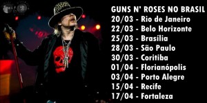 guns n roses en brasil