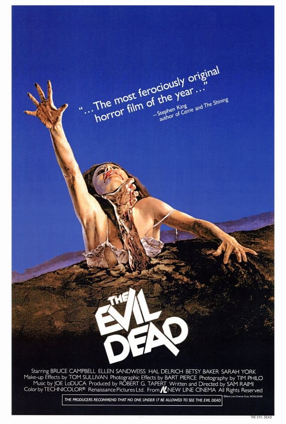 the evil dead original 1981 poster
