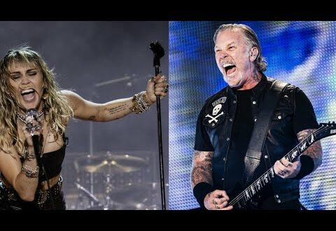 Vídeo: Metallica apresenta Nothing Else Matters Com Miley Cyrus No The Howard Stern Show