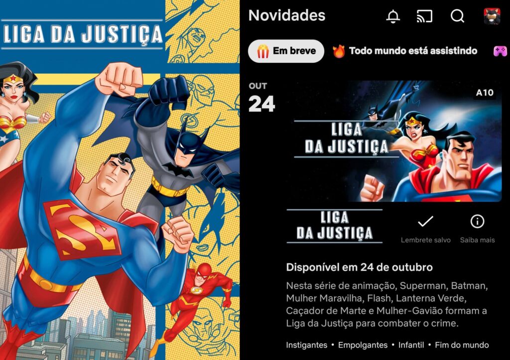 4 desenhos da Warner vão ser adicionados ao catálogo da Netflix