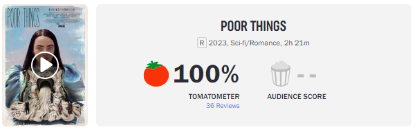 pobres criaturas rotten tomatoes